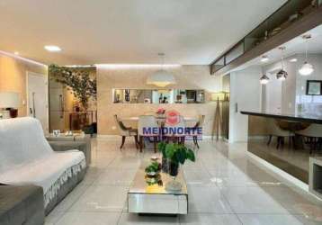 Apartamento com 4 dormitórios à venda, 164 m² por r$ 1.750.000,00 - ponta d areia - são luís/ma