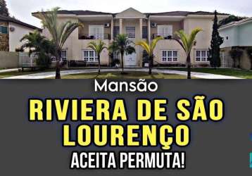 Excelente mansão para venda, cond. riviera no bairro são lourenço, localizado na cidade de bertioga / sp.