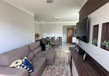 Apartamento à venda, 3 quartos, 1 suíte, 2 vagas, santa mônica - uberlândia/mg - r$ 550.000,00