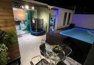 Cobertura com 3 dormitórios à venda, 170 m² por r$ 1.450.000,00 - jardim camburi - vitória/es