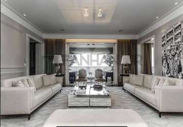 Venha conhecer esse incrível apartamento com 511m² de puro luxo e sofisticação!   com 4 suítes, sendo a suíte master com closet e sala de banho, um am