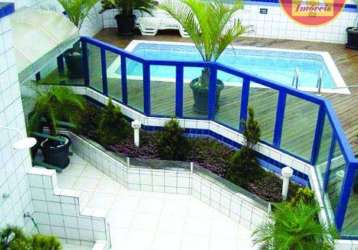 Cobertura à venda, 216 m² por r$ 1.300.000,00 - vila assunção - praia grande/sp
