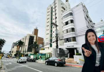 Apartamento com 3 quartos à venda na rua altamiro guimarães, 257, centro, florianópolis, 114 m2 por r$ 888.000