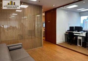 Sala para alugar, 150 m² por r$ 20.500/mês - ed. concept corporade - mogi das cruzes/sp