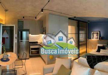 Apartamento com 1 dormitório à venda, 37 m² por r$ 499.466 - cocó - fortaleza/ce