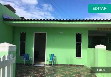 Casa para venda com com 2 quartos em  - guaratuba - paraná