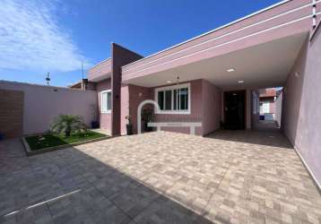 Casa com 3 dormitórios à venda, 150 m² por r$ 895.000,00 - balneário três marias - peruíbe/sp