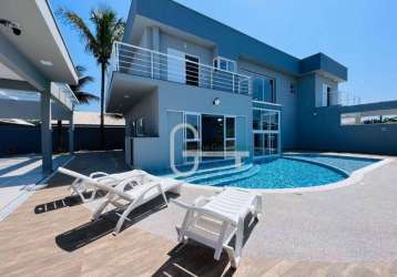 Casa com 5 dormitórios à venda, 413 m² por r$ 2.280.000,00 - bougainvillee v - peruíbe/sp