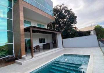 Casa com 4 dormitórios à venda, 250 m² por r$ 1.980.000,00 - manguinhos - serra/es