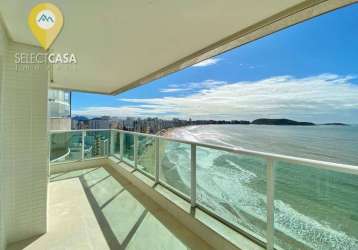 Apartamento com 3 dormitórios à venda, 111 m² por r$ 1.850.000,00 - praia do morro - guarapari/es
