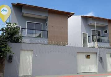 Casa duplex 'nova' 3 quartos em jacaraípe