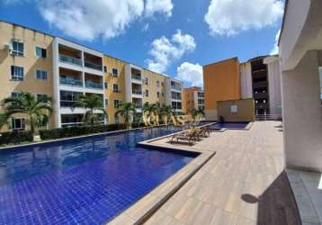 Apartamento com 2 dormitórios à venda, 62 m² por r$ 220.000 - lagoinha - eusébio/ce