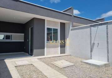 Casa com 2 dormitórios à venda, 83 m² por r$ 180.000 - vila nova - itaitinga/ce