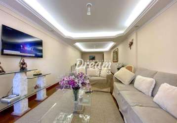 Apartamento com 3 dormitórios à venda, 124 m² por r$ 1.600.000,00 - várzea - teresópolis/rj