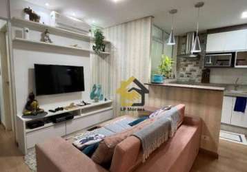 Apartamento com 3 dormitórios à venda, 69 m² por r$ 548.000 - jardim ipiranga - americana/sp