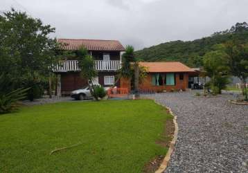 Chácara com 5 dormitórios à venda, 6000 m² por r$ 1.350.000,00 - centro - canelinha/sc