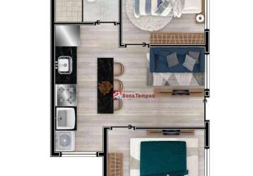 Apartamento com 2 dormitórios à venda, 31 m² por r$ 250.000,00 - vila beatriz - são paulo/sp