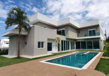Casa com 5 dormitórios à venda, 480 m² por r$ 3.498.000,00 - condomínio residencial dos lagos - itupeva/sp