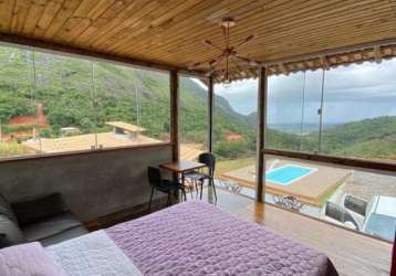 Chácara com casa duplex luxo à venda nas montanhas de guarapari - buenos aires, vista esplendorosa para o mar e pedra do elefante
