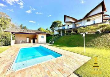 Chácara com 4 dormitórios à venda, 1592 m² por r$ 2.500.000,00 - condomínio jardim das palmeiras - bragança paulista/sp