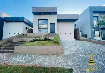 Casa com 3 dormitórios à venda, 150 m² por r$ 1.100.000,00 - condomínio buona vita gold - atibaia/sp