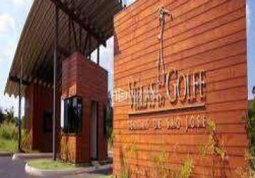 Terreno à venda 500 m² condomínio villas do golfe b pinheirinho itu sp