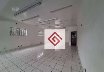Salão para alugar, 280 m² por r$ 4.950,00/mês - vila alzira - santo andré/sp