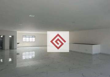 Salão para alugar, 180 m² por r$ 7.216,00/mês - piraporinha - diadema/sp