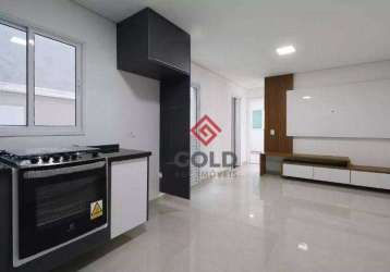 Apartamento com 2 dormitórios para alugar, 40 m² por r$ 2.573,29/mês - vila pires - santo andré/sp