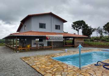 Fazenda com 2 salas à venda na zona rural, itaguara , 250 m2 por r$ 2.500.000