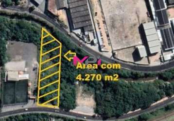 Área terreno industrial para venda na região da várzea paulista
