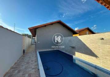 Casa à venda, 128 m² por r$ 300.000,00 - balneário josedy - peruíbe/sp