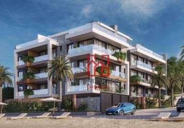 Apartamento com 2 dormitórios à venda, 110 m² por r$ 2.942.989,44 - praia da cal - torres/rs