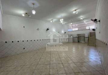 Salão para alugar, 118 m² por r$ 2.589,96/mês - vila tibério - ribeirão preto/sp