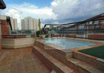 Cobertura com piscina - 4 dormitórios, 2 suítes - lagoinha - r$ 2.300