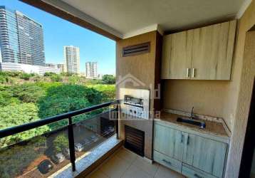 Apartamento com 3 dormitórios para alugar, 122 m² por r$ 4.363,00/mês - jardim botânico - ribeirão preto/sp