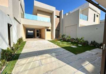 Casa com 4 dormitórios à venda, 170 m² por r$ 799.000,00 - pires façanha - eusébio/ce