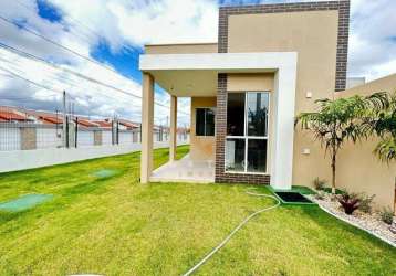 Casa com 2 dormitórios à venda, 66 m² por r$ 270.000,00 - mangabeira - eusébio/ce