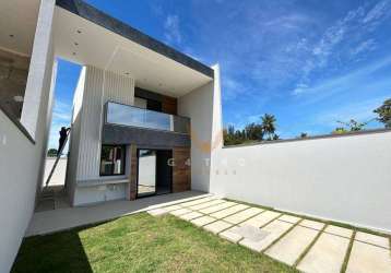 Casa com 3 dormitórios à venda, 118 m² por r$ 489.900,00 - timbu - eusébio/ce