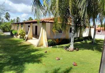 Chácara com 4 dormitórios à venda, 1650 m² por r$ 190.000,00 - praia do presídio - iguape/ce