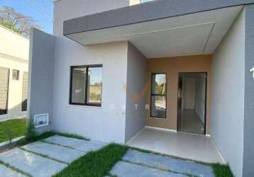 Casa com 2 dormitórios à venda, 78 m² por r$ 240.000 - centro - itaitinga/ce