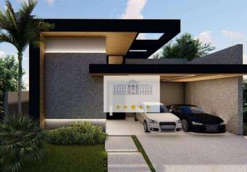 Casa com 3 dormitórios à venda, 280 m² por r$ 1.400.000,00 - condomínio green park - araçatuba/sp