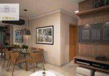 Apartamento com 1 dormitório à venda, 48 m² por r$ 442.317,00 - vila mendonça - araçatuba/sp