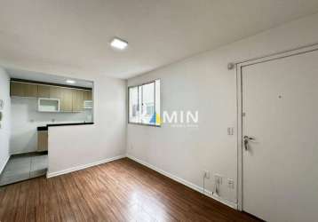 Apartamento com 2 dormitórios para alugar, 44 m² por r$ 1.582,60/mês - sabiá - araucária/pr