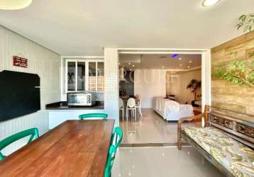 Apartamento com 3 quartos à venda, 109 m² por r$ 870.000 - pitangueiras - guarujá/sp