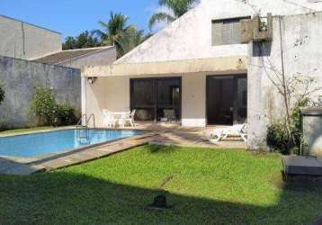 Casa com 4 dormitórios à venda, 268 m² por r$ 840.000,00 - balneário praia do pernambuco - guarujá/sp
