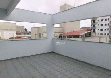 Cobertura com 3 dormitórios à venda, 130 m² por r$ 530.000,00 - jardim las palmas - guarujá/sp