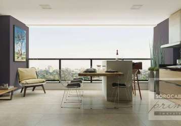 Apartamento com 4 suítes à venda, 220 m² por r$ 2.500.000 - edifício vermont view - sorocaba/sp