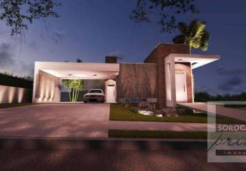 Casa com 3 dormitórios à venda, 383 m² por r$ 1.490.000,00 - condomínio saint charbel - araçoiaba da serra/sp