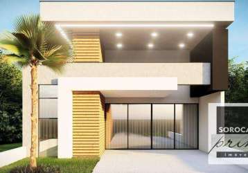 Casa com 3 dormitórios à venda, 120 m² por r$ 671.000,00 - condomínio terras de são francisco - sorocaba/sp